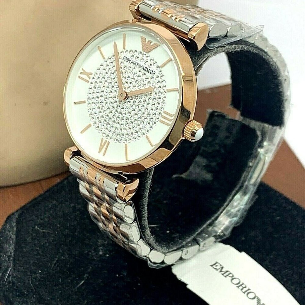 Emporio Armani AR1926 Women's Watch Two Tone 32mm - Picture 2 of 8
